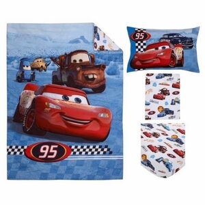 Disney Cars 4 Piece Toddler Bedding Set